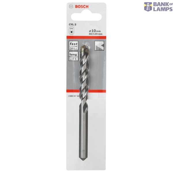 Concrete drill bit CYL-3 10 x 80 x 120 mm, d 9 mm image 2