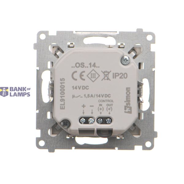LED luminaire with motion sensor, 230V, (module), Simon 24, IP20, graphite mat, Col. temp.: 5900°K image 2