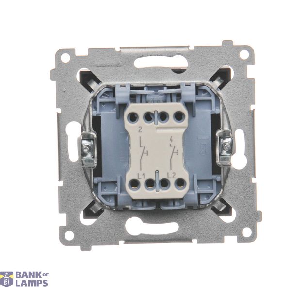 Single key for switches and electronic controllers, Gold matt, metalic image 1