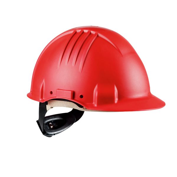 3M™ High Heat Hard Hat, Ratchet, Non vented, Dielectric 1000V, Leather image 3