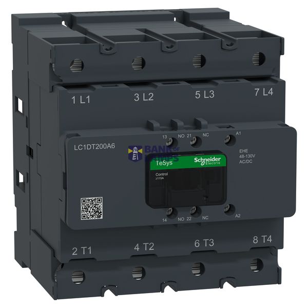 CTR Deca 200A 4P 48-130V ACDC Lug image 1