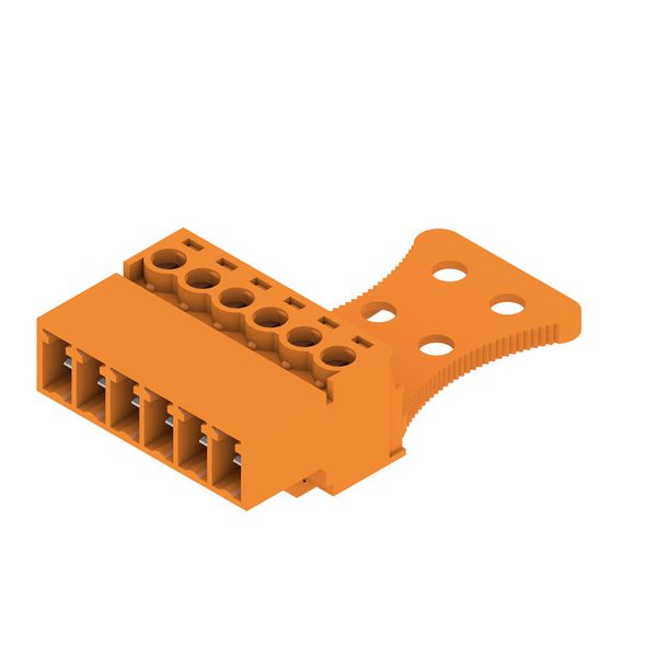 PCB plug-in connector, male plug, 3.81 mm, Number of poles: 6, 180°, Clamping yoke connection, Clamping range, max. : 1.5 mm², Box image 2