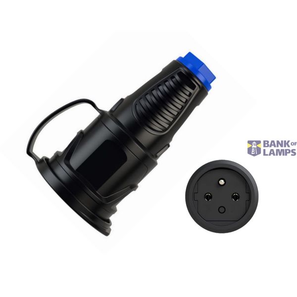 Rubber socket 16A 230V IP54 image 3