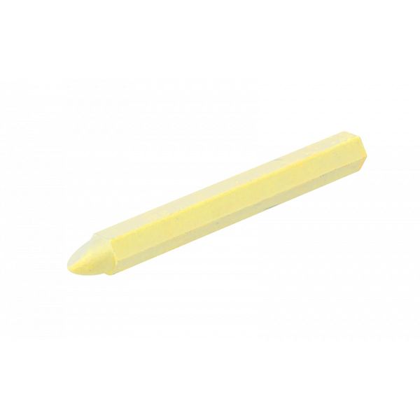 HOEGERT Technical chalk yellow, 120 mm, 12 pcs image 1