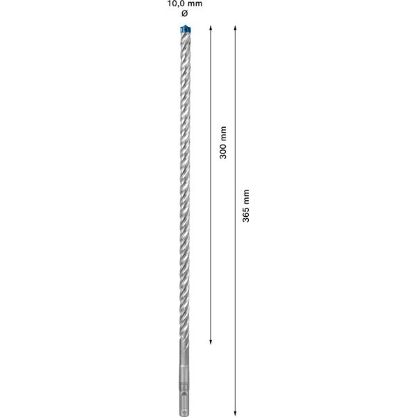EXPERT SDS plus-7X Hammer Drill Bit 1 x 300 x 365 mm image 2