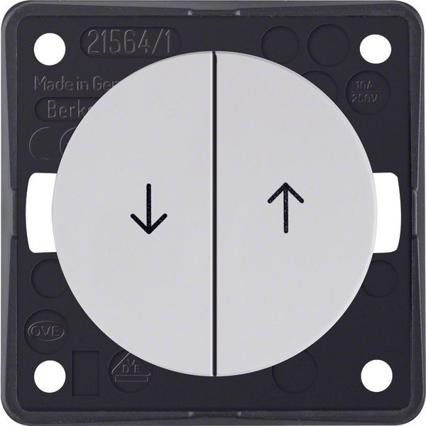 Blind series push-button impr sym arrows, Integro - Design Flow/Pure,  image 1