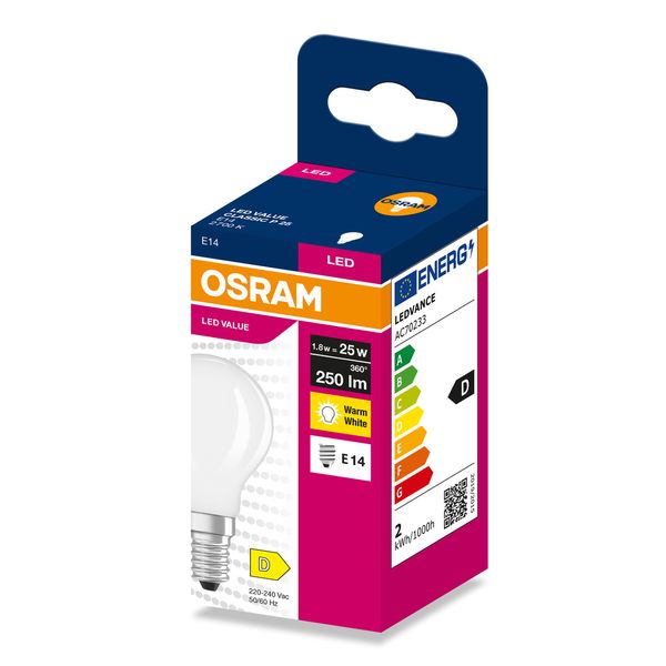 VALCLP25 1,8W/827 230VGLFR E14 FS1 OSRAM image 2