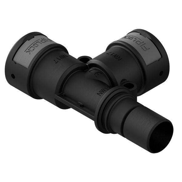 ATPA-232323B-CA zwart  T-adapter image 1