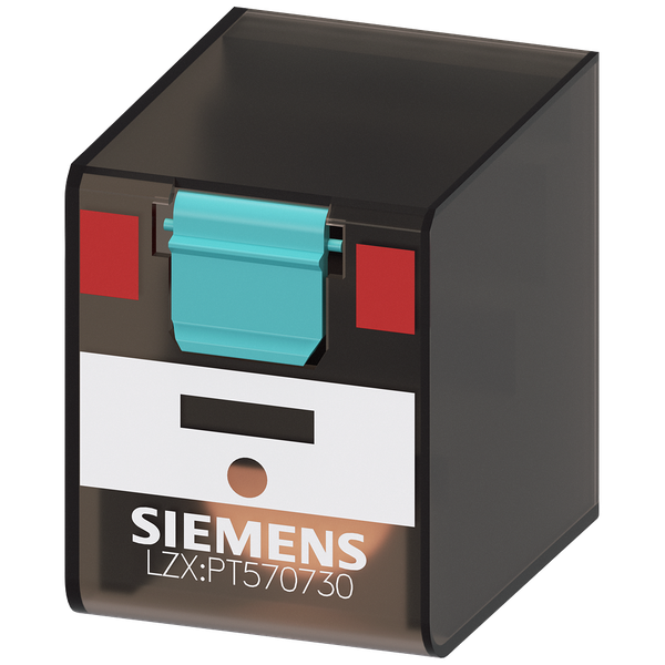 Plug-in relay, 4 CO contacts, 115 V AC, 6 A, W=22.5 mm, also for LZS base image 1