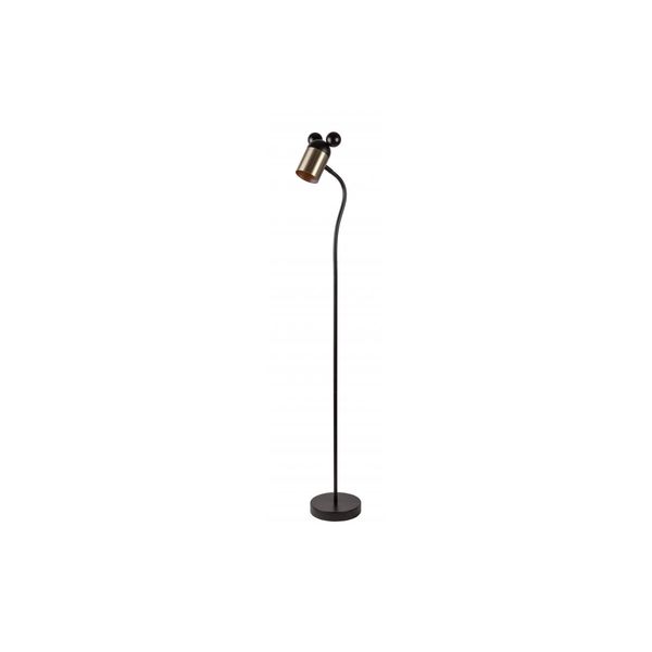Floor lamp MOUSE , 0086, max.250V, 50/60Hz, 1*E27, max.25 W, IP20, dia.8 cm, black/gold image 1