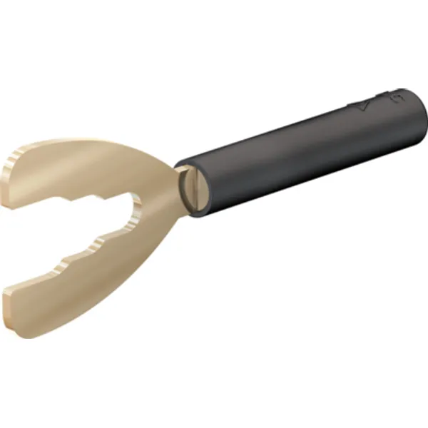 Adapter, cable lug 4.2-8.3 mm to 4 mm socket, black, CAT II, 23.5065-21 image 1