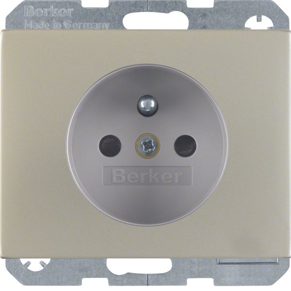 Soc.out. earth. pin, enhncd contact prot.,screw-in lift term.,K.5,stee image 1