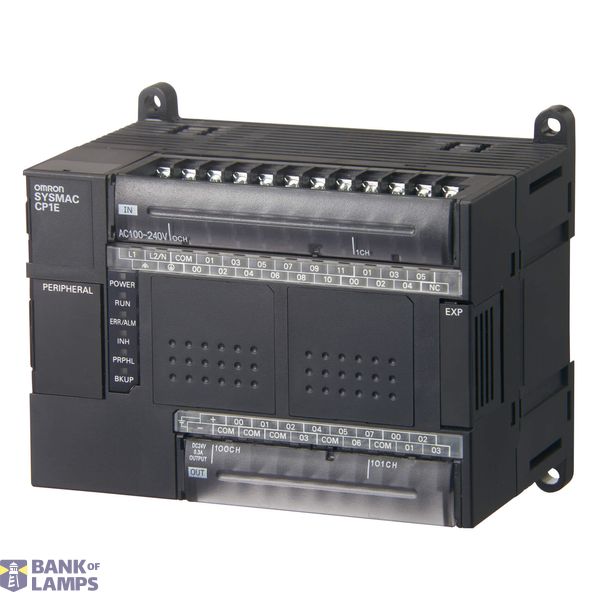 PLC, 100-240 VAC supply, 18 x 24 VDC inputs, 12 x relay outputs 2 A, 2 CP1W0099M image 2