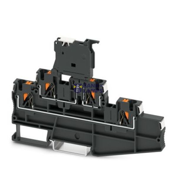 PT 4-L/HESILED 24 (5X20)-R-CLM - Fuse modular terminal block image 1