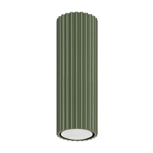 HIGH CEILING TUBE GREEN 20CM FROM THE KARBON SERIES FOR LIVING ROOM image 1