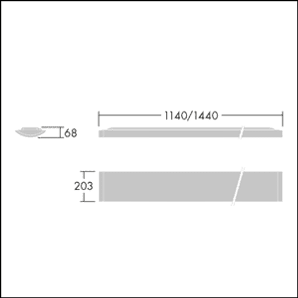 IQ SURF L LED4250-840 HF E3-B - Surface mounted LED luminaire image 3