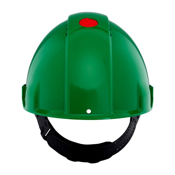 3M™ Hard Hat, Uvicator, Pinlock, Ventilated, Plastic Sweatband, Green, image 3