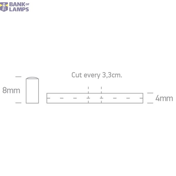 LINEAR NEONFLEX 24V DC CW 5m ROLL 10W/m IP66 DIMMABLE image 2