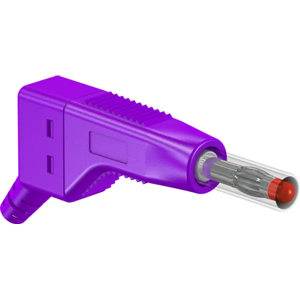 4 mm plug, screw connection, 1.0 mm², purple, 64.9325-26 image 1