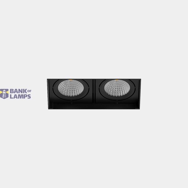 Downlight MULTIDIR TRIMLESS SMALL 7.3W LED warm-white 3000K CRI 90 16.5º ON-OFF Black IP23 869lm image 1