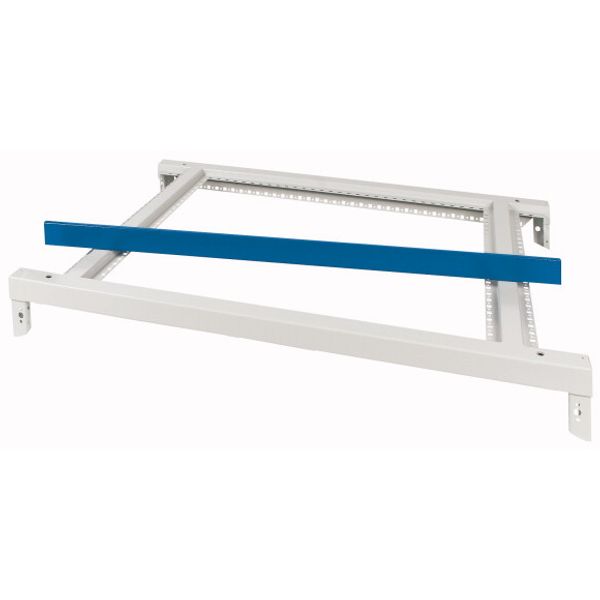 XTSZFBA-W1100 Top frame with design strip, W=1100mm, grey image 1