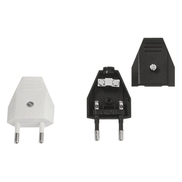 Euro plug 230V black 900.002 image 1