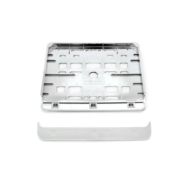 Licence plate frame- motocycle, metalic image 1