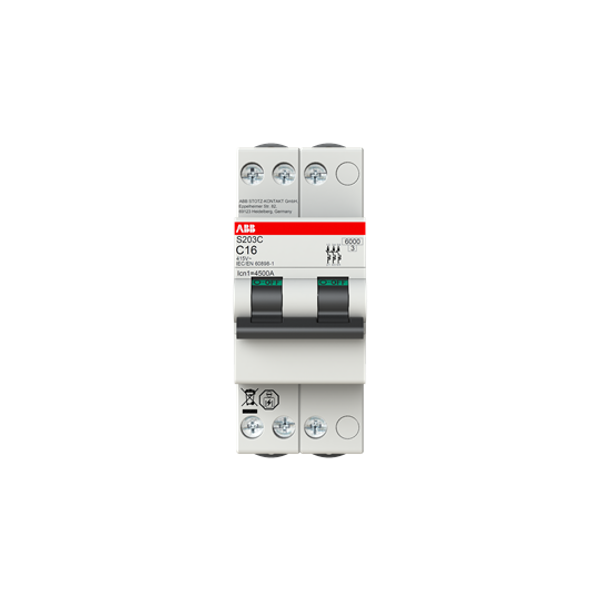 S203C-B6 Miniature circuit breaker - 3P - B - 6 A image 1