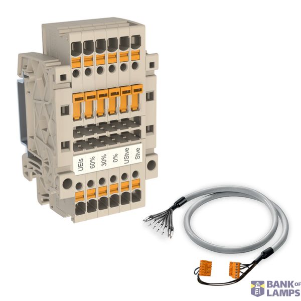 Test-disconnect terminal, PUSH IN, dark beige, 2.5 mm², 16 A, 400 V, N image 1