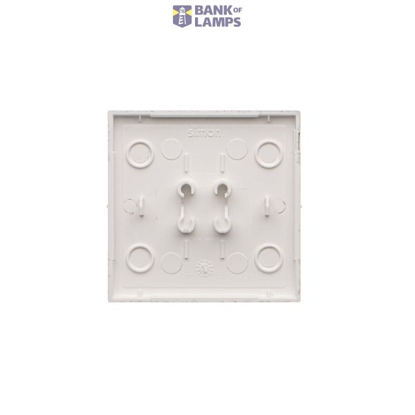 Buttoms for quadruple pushbutton / double roller blind pushbutton with pictogram, (rocker), Simon 24, IP20, white image 1