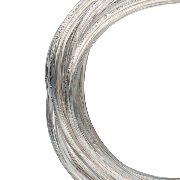 PVC Cable Round 2C Transparent 3m image 1