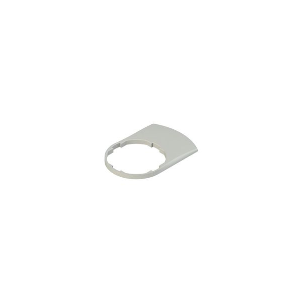 Grey label without marking for laser engraving image 1