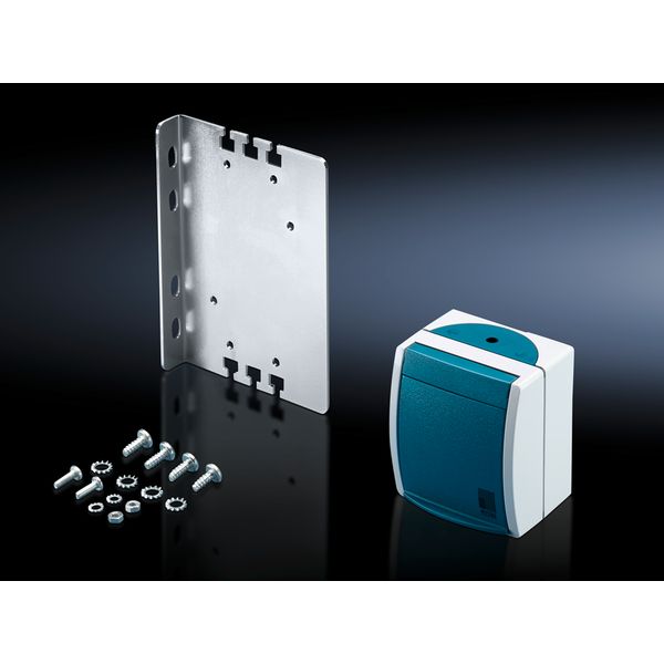 DK Service socket, CEE 7/3 (type F), 1-way, 16 A, For enclosure frame attachment image 2