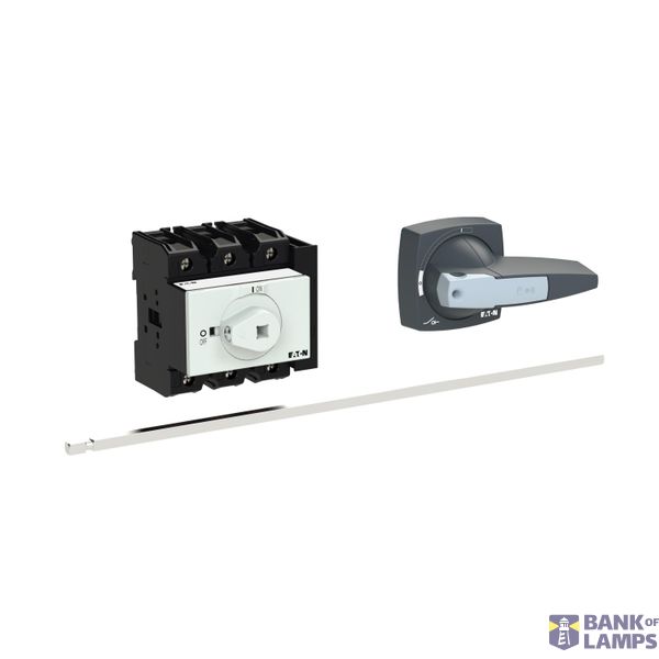 P3 Main switch, 80 A,Rear mounting, 3 pole, Form M4/K2-G, Gray, Short  image 4
