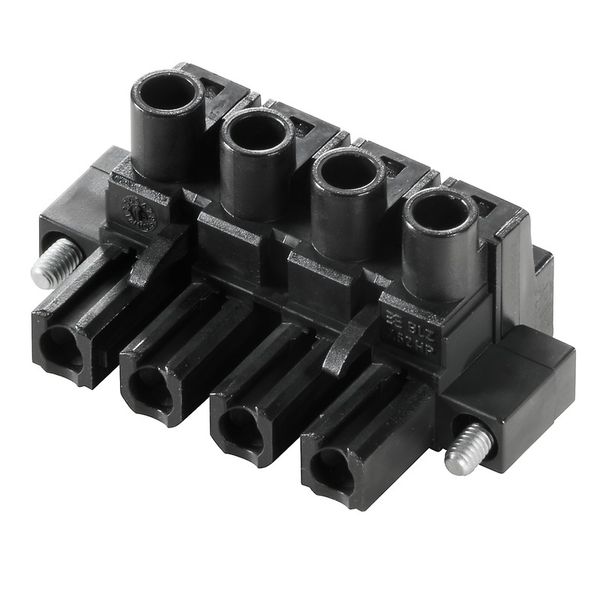 PCB plug-in connector, female plug, 7.62 mm, Number of poles: 7, 180°, Clamping yoke connection, Clamping range, max. : 4 mm², Box image 1