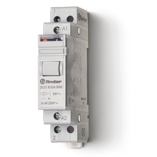 Mod.step Rel. 17,4mm.1NO 16A/8VAC/AgSnO2 (20.21.8.008.4000) image 3