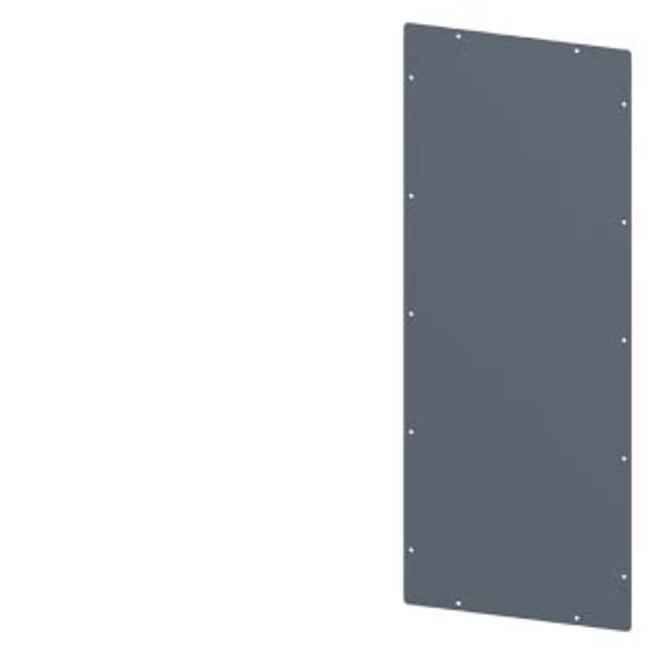 SIVACON, roof, closed, IP55, W: 400 mm, D: 1000 mm, zinc-plated image 2