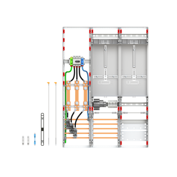 WF37KK23 7RE 3FB Complete panel according to FNN In 100A with three-point fastening image 5