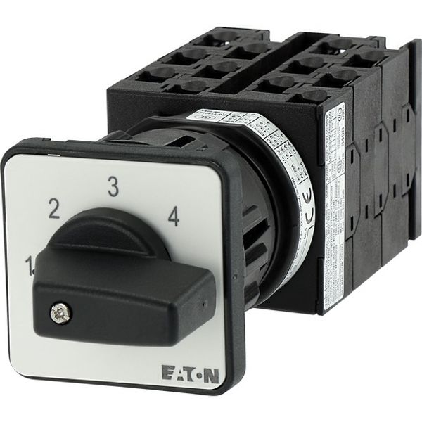 T0-6-8271/EZ Step switches, T0, 20 A, centre mounting, 6 contact unit(s), Contacts: 12, 45 °, maintained, Without 0 (Off) position, 1-4, Design number 8271 image 5