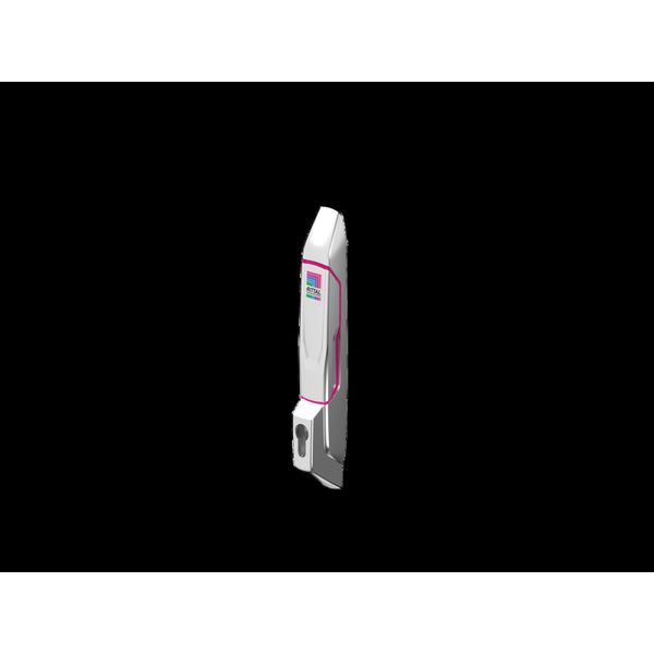 VX Comfort handle, for lock inserts, RAL 9005 image 1