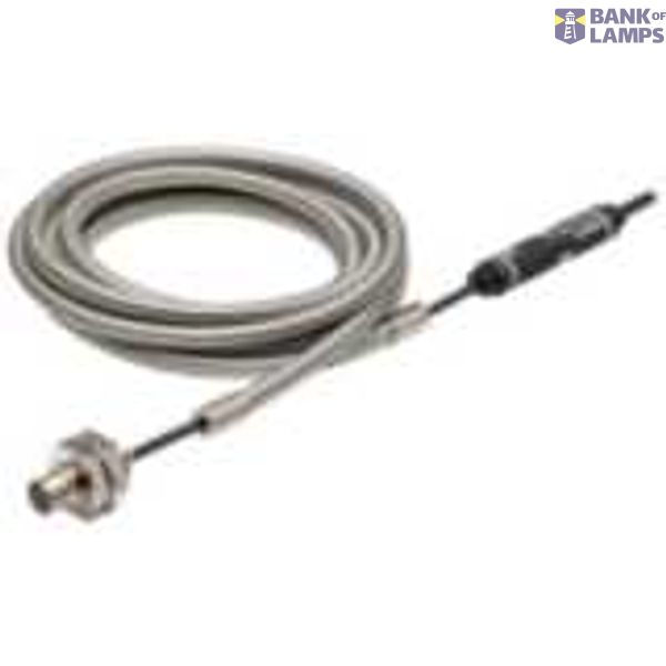 Sensor head, shielded, M10 housing, sensing distance 2 mm, repeat accuracy 2 Âµm, 2.6 m cable with protective spiral tube E2NC0018H image 1