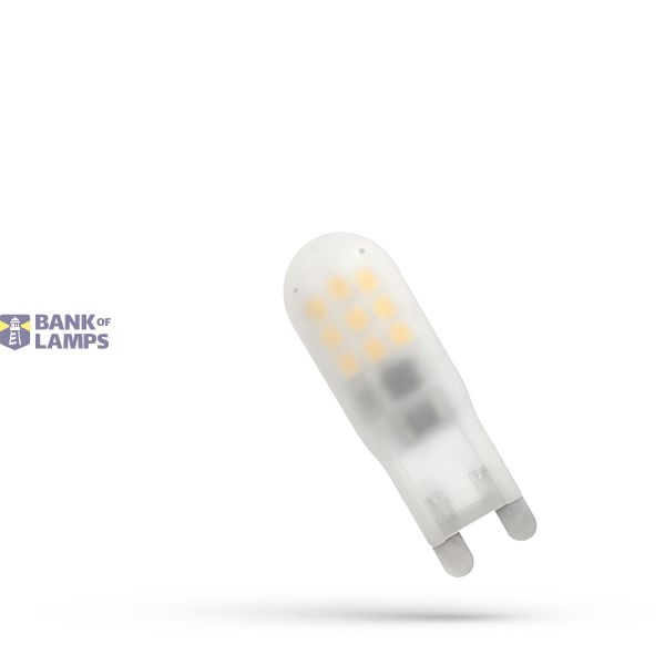 LED G9 230V 2,5W SMD SILICON FROSTED NW SPECTRUM image 4
