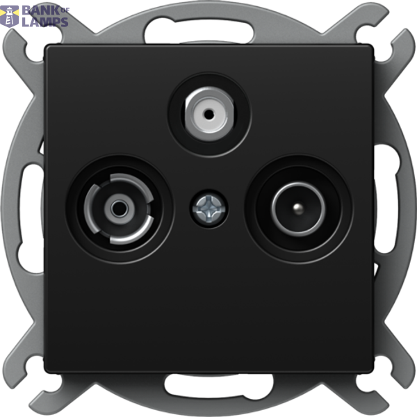 SOCKET SAT-TV-R END-LINE 3dB BK XO 4417208 image 1