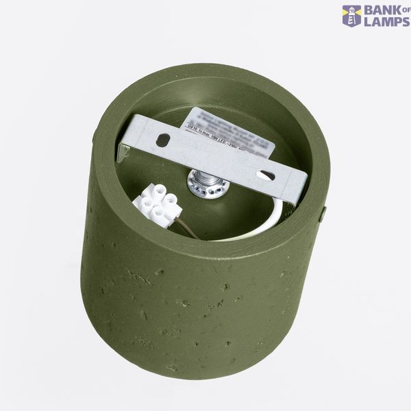 Ceiling lamp ORBIS concrete olive green image 6
