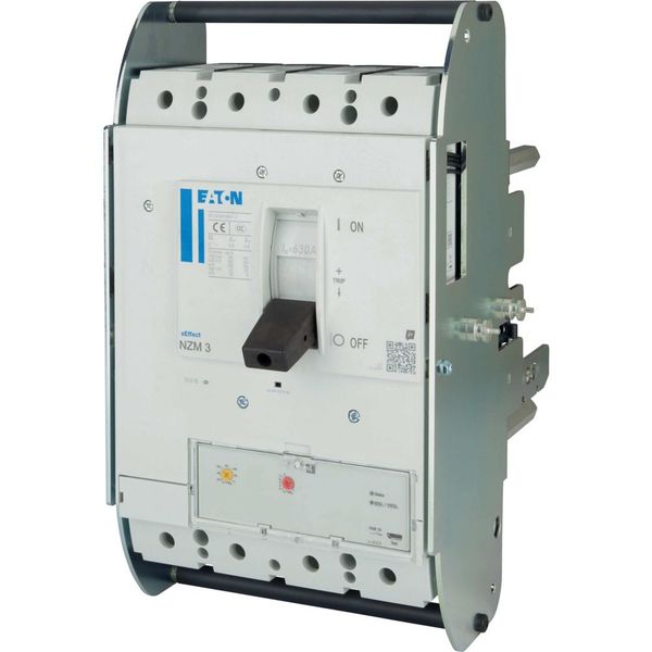 NZMH3-4-AX630-AVE NZM3 PXR10 circuit breaker, 630A, 4p, withdrawable unit image 9