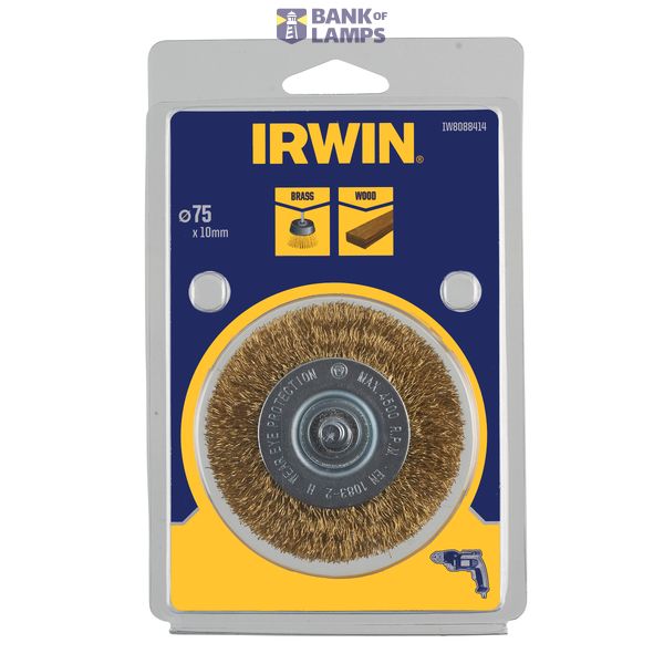 Brass Wire Wheel, 75mm image 2