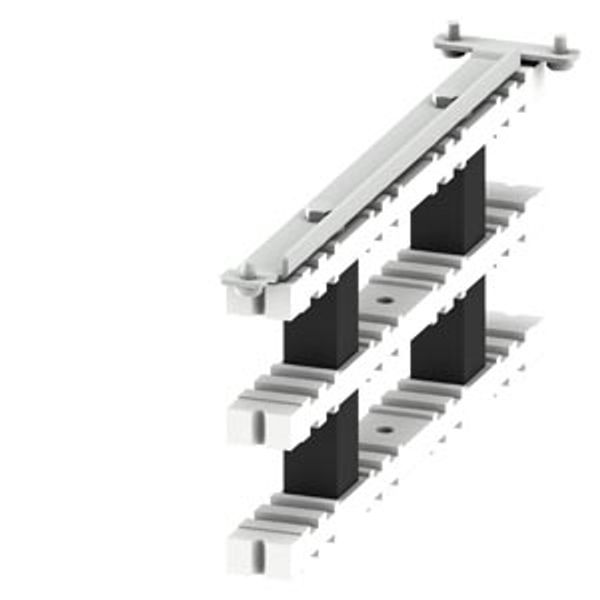 Vertical distribution busbar holder non-cascaded, W: 200 mm, 1 set=3 units image 1