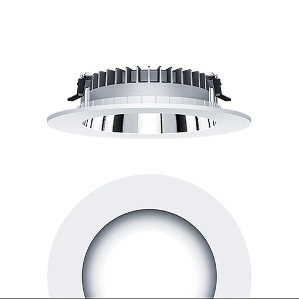 PANOS R R200 3k-940 LDO L AL RET WH - LED ceiling-recessed luminaire image 1