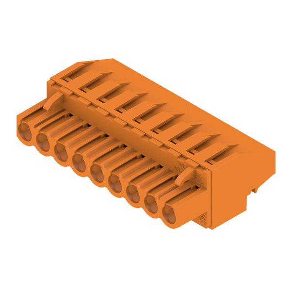 PCB plug-in connector, female plug, 5.00 mm, Number of poles: 9, 270°, Clamping yoke connection, Clamping range, max. : 4 mm², Box image 2