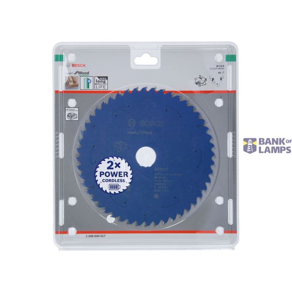 Expert for Wood Circular Saw Blade for Cordless Saws 210x1.7/1.2x30 T48 image 2
